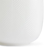 White Folia Vase Rounded